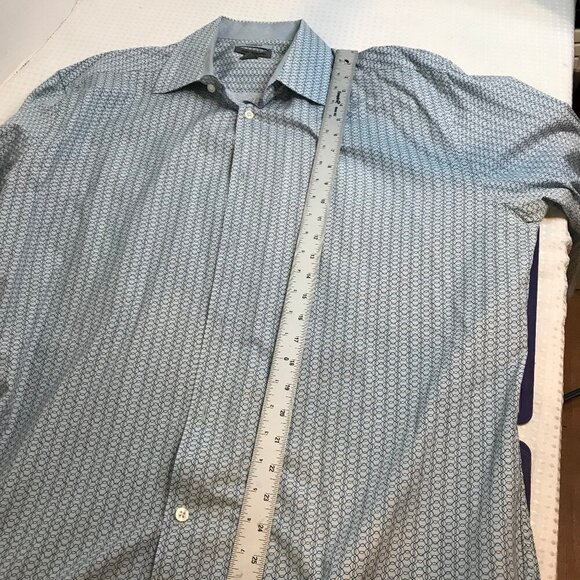 JOHNSTON & MURPHY MENS LONF SLEEVE SHIRT SIZE XL - Picture 7 of 8